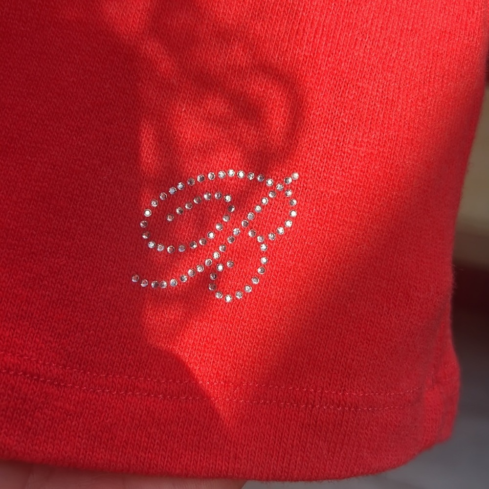 Blumarine bright  coral set- sweater and a jacket - Picture 4 of 8